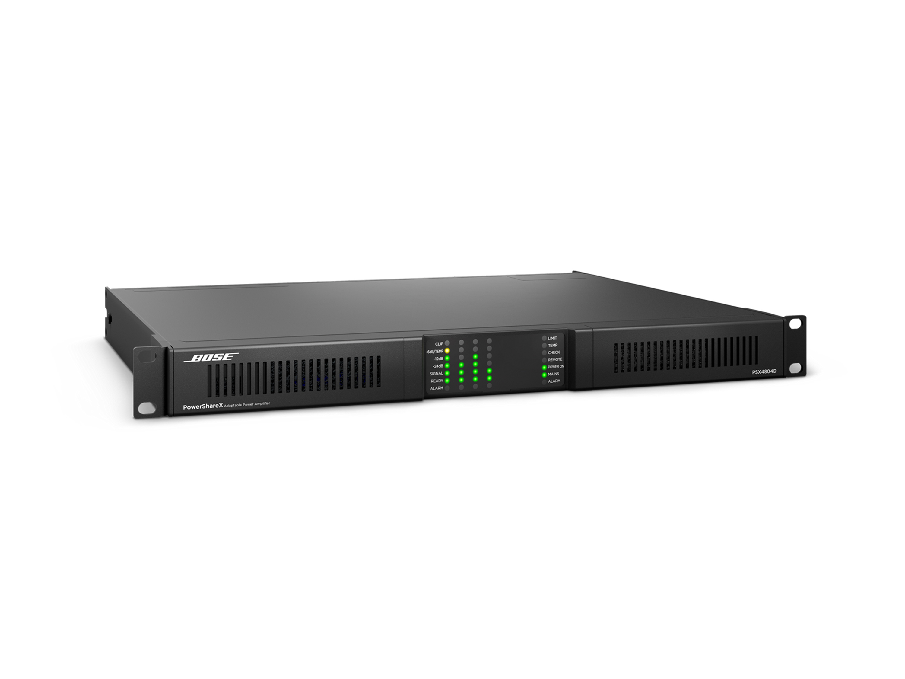 BOSE PSX4804D 自適應四通道功率放大器-側(cè)視圖